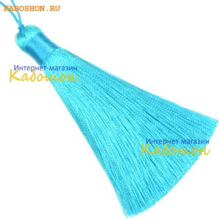 Кисть 80 мм ярко-голубая tassel-80-12