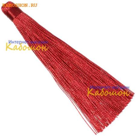 Кисть 125 мм темно-красная tassel-125-19