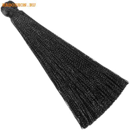Кисть 65 мм черная tassel-65-17