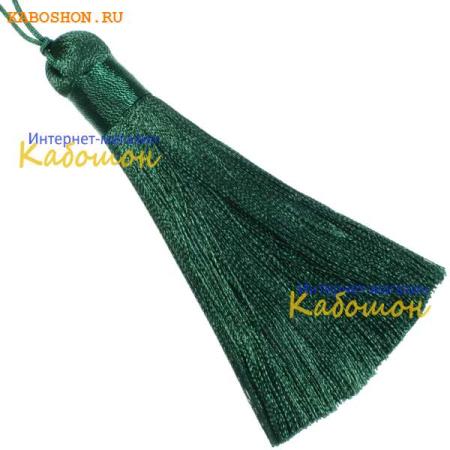 Кисть 80 мм темно-зеленая tassel-80-10